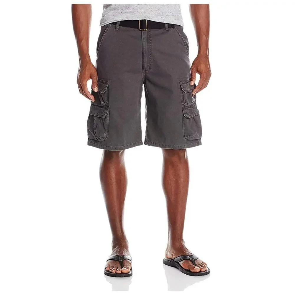 Wrangler classics cargo shorts thick cotton 90s sz 32 grey work casual everyday